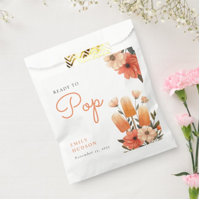 Popsicle Ready to Pop Baby Dusche Geschenktütchen (Versiegelt)