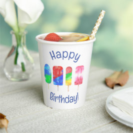 Popsicle Summer Party Pappbecher