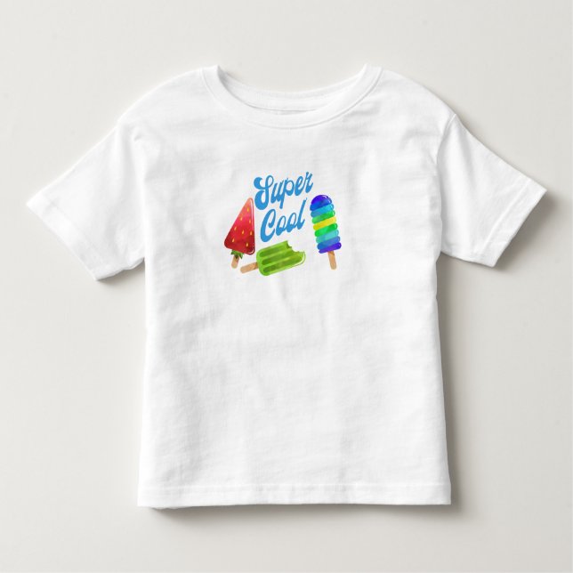 Popsicle Super Cool Boys T - Shirt (Vorderseite)