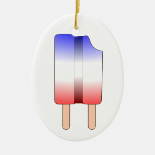 Popsicle-Verzierung Keramik Ornament