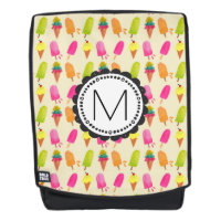 Popsicles and Ice cream cons Custom Monogram