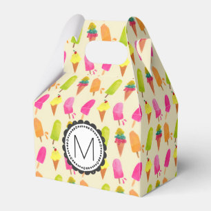 Popsicles and Ice Creme Personalisiert Monogram Geschenkschachtel