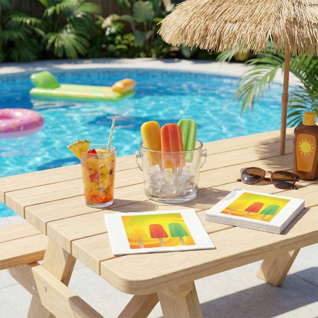 Popsicles Paper Napkins Serviette (Von Creator hochgeladen)