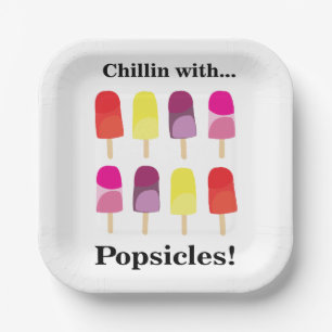 Popsiful Summer Birthday Party Pappteller