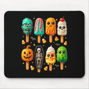Popsiom Summer Spooky Halloween Eiscreme Sommer- Mousepad