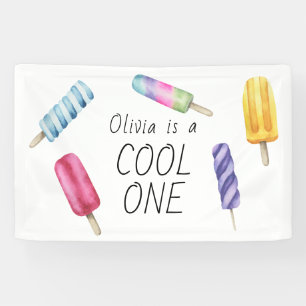 Popsirus Ice Cream Kindergeburtstag Banner