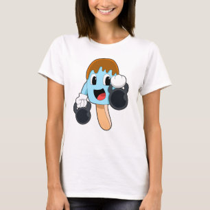 Popsität bei Krafttraining mit Dumbells T-Shirt