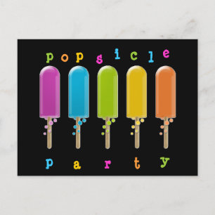Popsiv-Party Einladungspostkarte