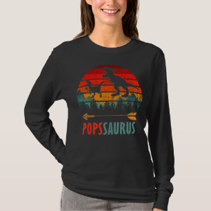 Popssaurus T Rex Dinosaur Pop Saurus Familienmatte T-Shirt