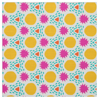 POPSTAR - Fun Modern farbenfrohe kid geometrische  Stoff