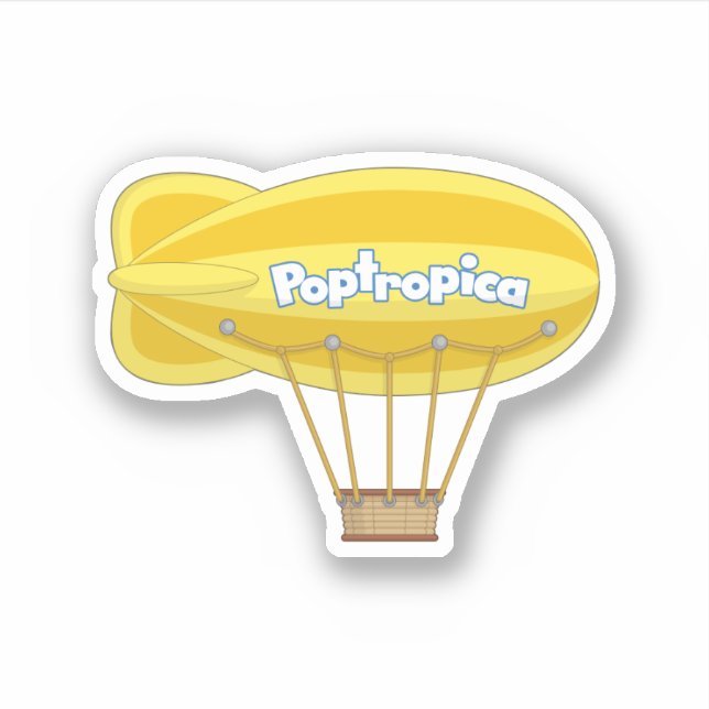 Poptropica Blimp Sticker (Vorderseite)