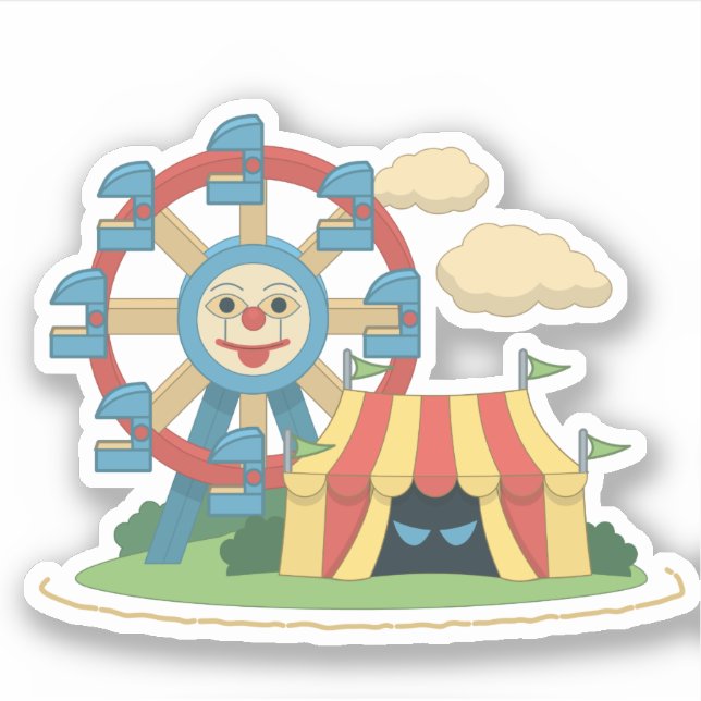 Poptropica Monster Carvival Sticker (Vorderseite)