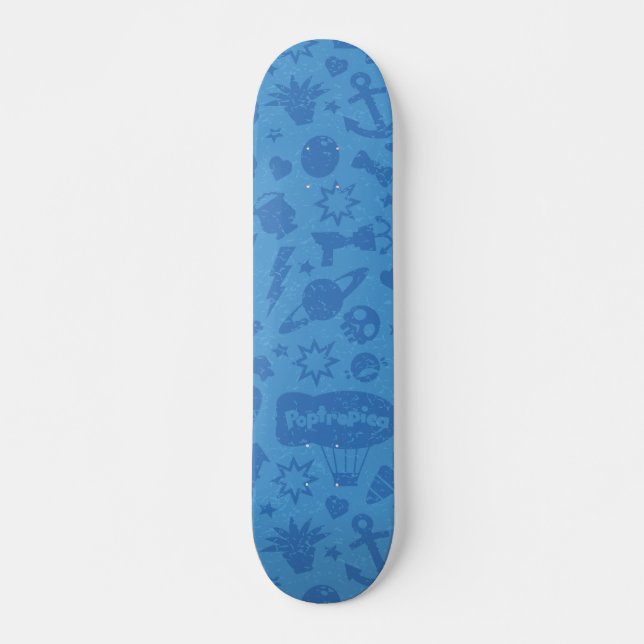 Poptropica Skateboard - Not leidende Vintage (Vorne)