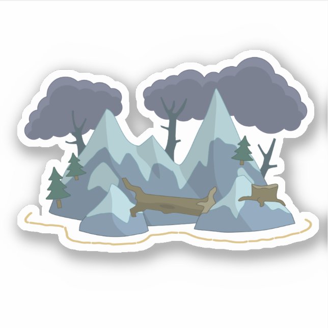 Poptropica Survival Island Sticker (Vorderseite)