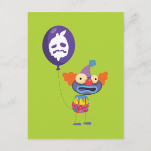 Poptropica Zomberry Clown Postkarte