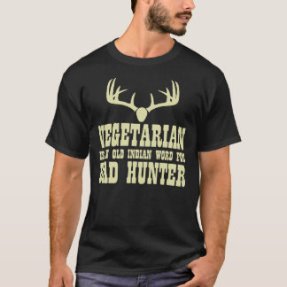 Popular Bad Hunter Vegetarian Funny Junting QL977 T-Shirt