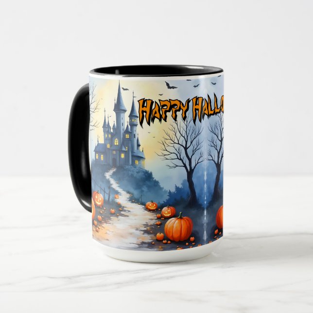 Popular Halloween Spooky Cute Collection Tasse (Vorderseite Links)
