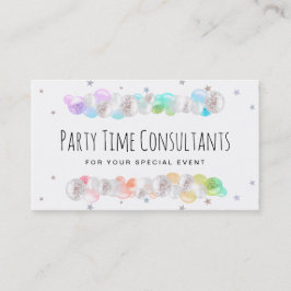 *~* Populäre Balloons Rainbow Party Event Plane Visitenkarte