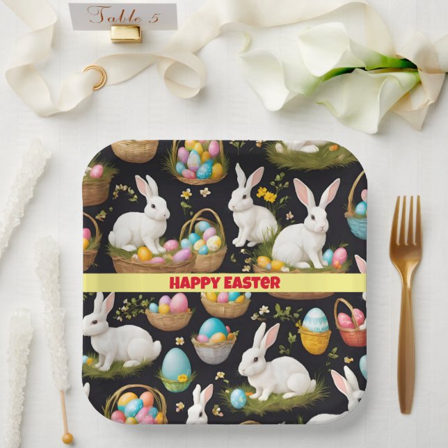 Populäre Happy Oaster Collection Pappteller (Hochzeit)