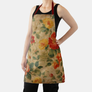 Populäre Kollektion Vintager Wasserfarben Schürze