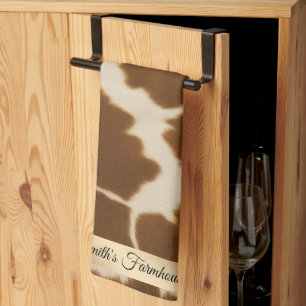 Populäre Kuh-Imitate Leather Elegante Collection Geschirrtuch