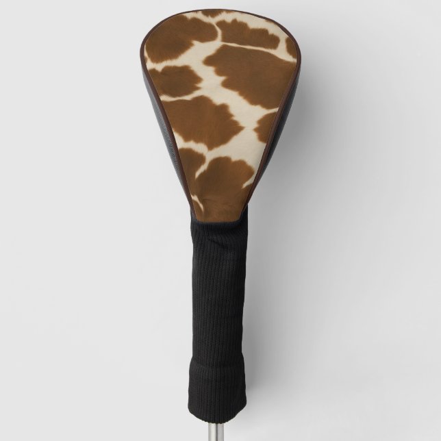 Populäre Kuh-Imitate Leather Elegante Collection Golf Headcover (Vorderseite)