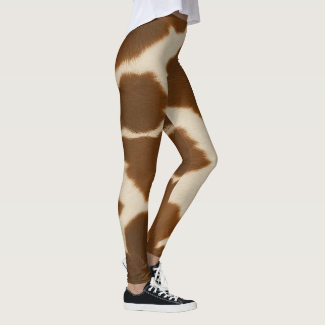 Populäre Kuh-Imitate Leather Elegante Collection Leggings (Rechts)