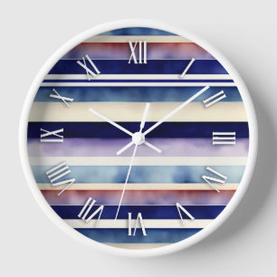 Populäre Summer Navy Blue Boat Stripes Collection Uhr