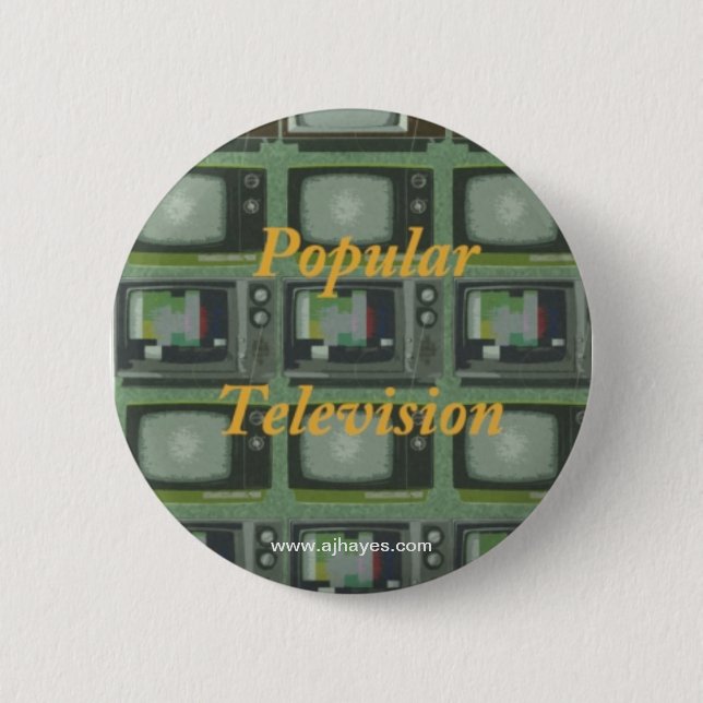 Populärer Fernsehknopf Button (Vorderseite)