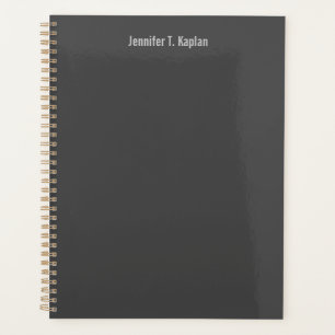 Populärer Schriftart Grau Beruflich Minimalistisch Planer