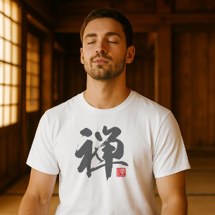 Populäres Kanji [禅] Zen T-Shirt