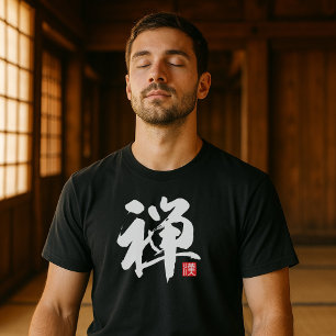 Populäres Kanji [禅] Zen T-Shirt