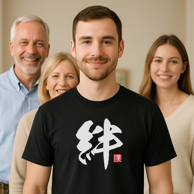 Populäres Kanji [絆] Krawatte T-Shirt (Von Creator hochgeladen)