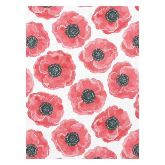 Populationen Aquarell Tischdecke (Vorderseite)