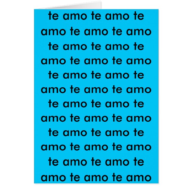 POR SIEMPRE - Karte (Vorne)