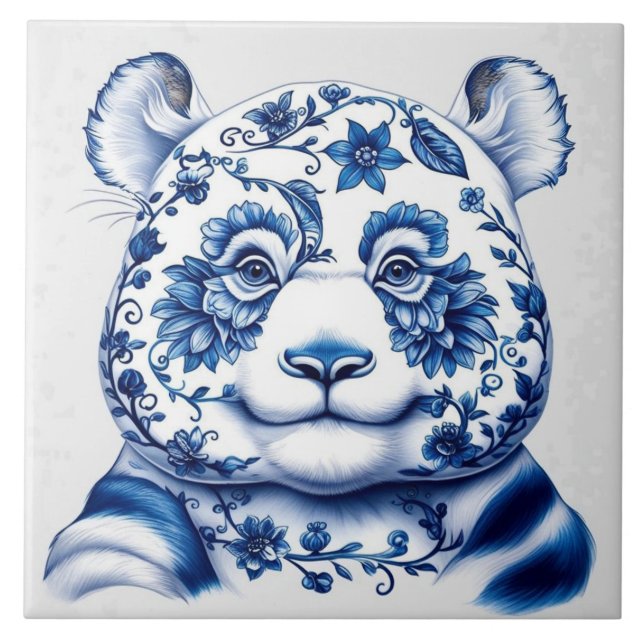 Porcelain Panda Fliese (Vorderseite)