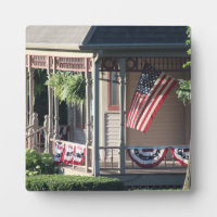 Porch & American Flag Foto
