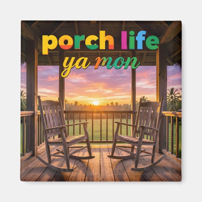 Porch life for two sunset magnet (Vorne)