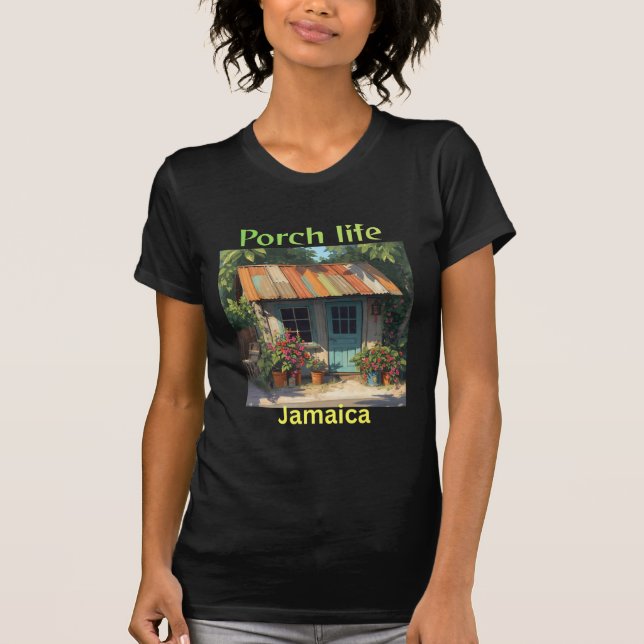 Porch life jamaica athletic tee (Vorderseite)