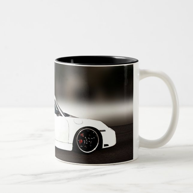 PORCHE SCHALE (korrekte Rechtschreibung erhält sie Zweifarbige Tasse (Rechts)