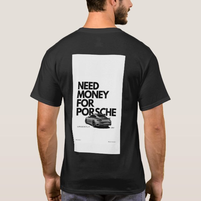 porche t Shirt (Rückseite)