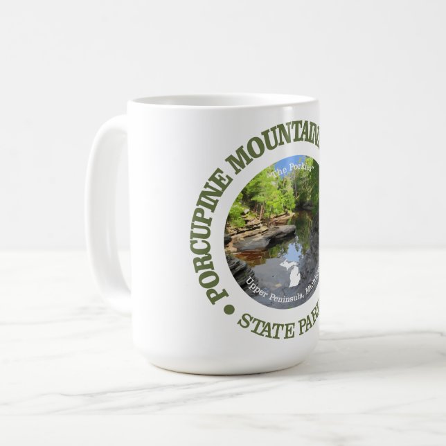 Porcupine Berge Wilderness SP Kaffeetasse (Vorderseite Links)