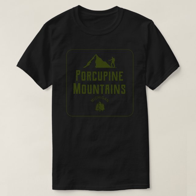 Porcupine Bergsee-Zauber im Val Piora T-Shirt (Design vorne)