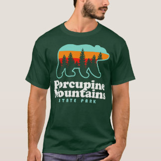 Porcupine Camping Michigan T-Shirt