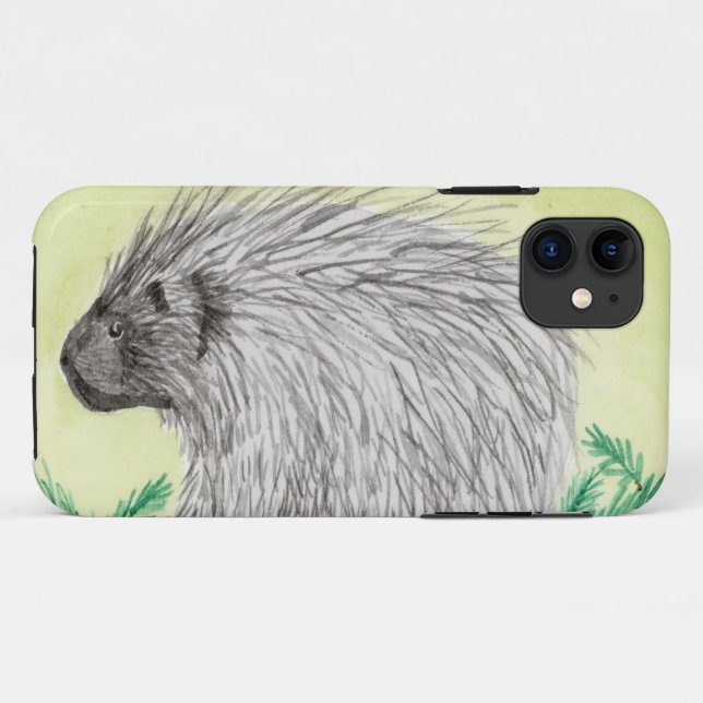 Porcupine Case-Mate iPhone Hülle (Rückseite (Horizontal))