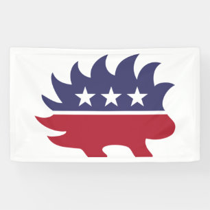 Porcupine des libertären Party Banner