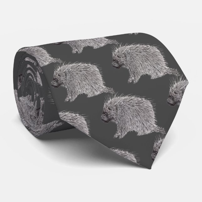 Porcupine Krawatte (Gerollt)
