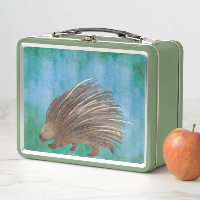 Porcupine-Metal-Lunchbox Metall Brotdose (Beispiel)