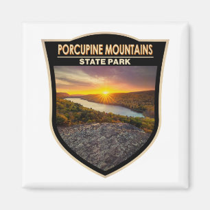 Porcupine Staat Park/Garten: Parco di Villa dei Ce Magnet