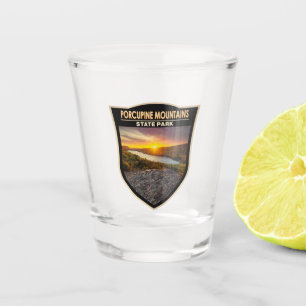 Porcupine Staat Park/Garten: Parco di Villa dei Ce Schnapsglas